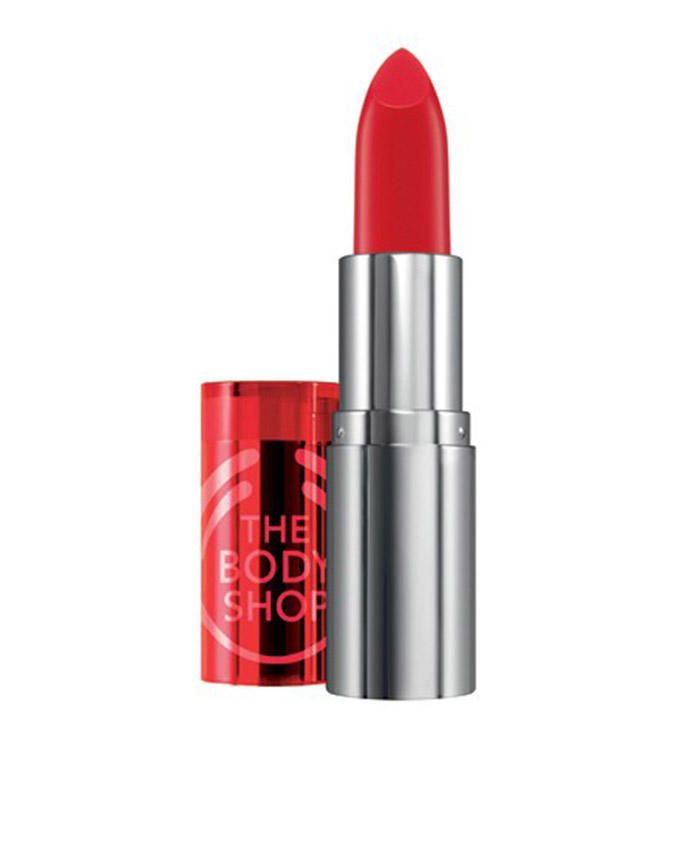 the body shop red lipstick